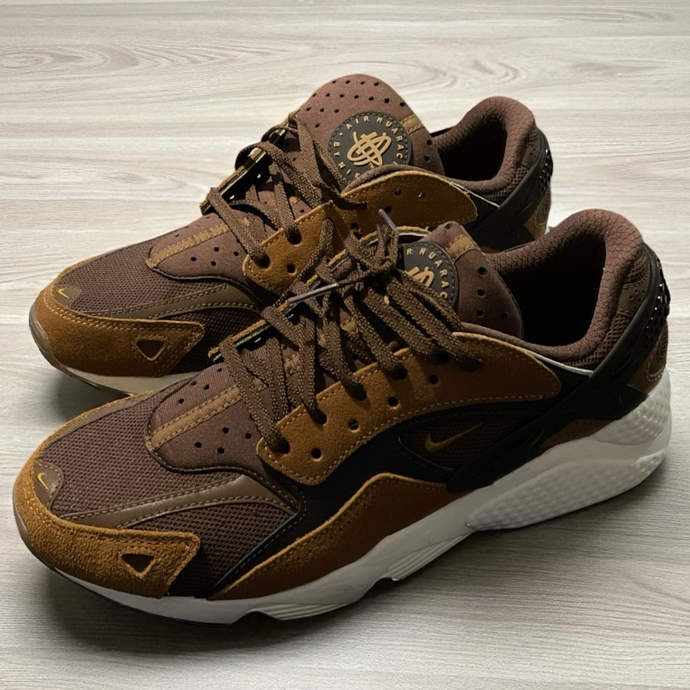 Air Huarache Brown and Black Sneakers Size US 8